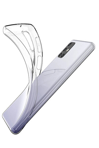 ZEMİRA HOME حافظة نيو فيس لهاتف سامسونج جالاكسي M31S من السيليكون الشفاف الفاخر