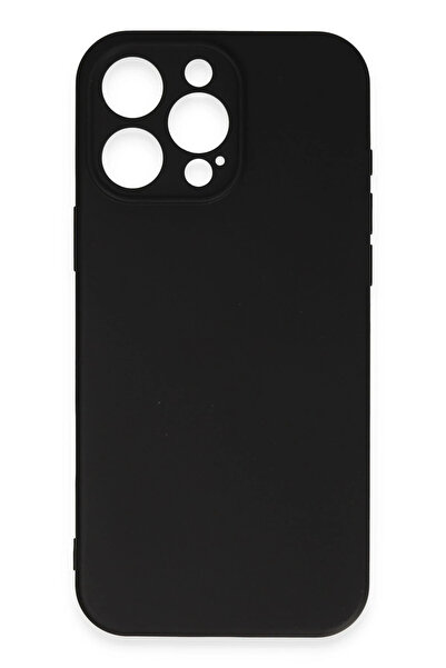 Ş&A BOUTIQE حافظة نيو فيس لهاتف آيفون 16 برو من السيليكون الأول - أسود