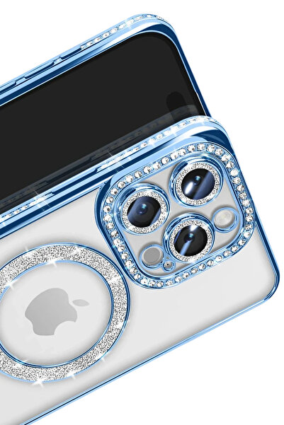 POYRAZ MARKET حافظة نيو فيس لآيفون 16 برو ماكس، حافظة مغناطيسية لامعة مزخرفة ...