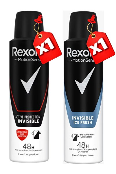 Rexona Deodorant spray Invisible Ice Fresh pentru bărbați 150 ml x1 + protecț...