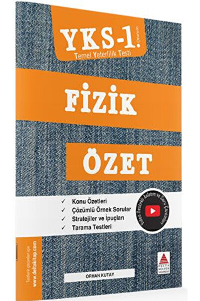 Delta Yayınları DELTA KÜLTÜR YKS TYT 1. Oturum Fizik Özet