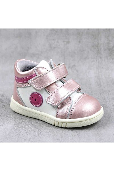 tino Children's sports shoes, made of natural leather 3237-PINK/WHITE/B