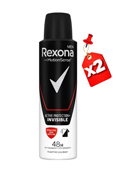 Rexona Deodorant spray 150ml pentru bărbați, protecție activă invizibilă x2