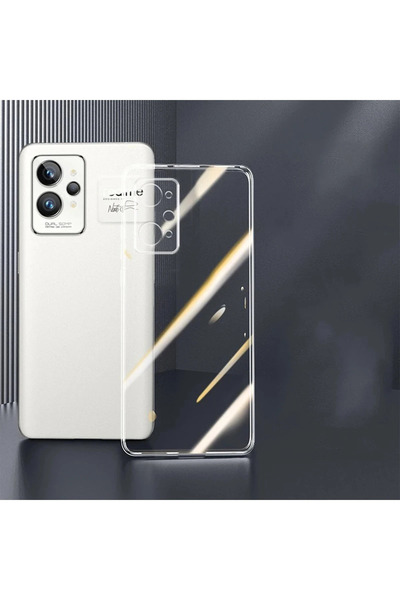 MAXDORA حافظة نيو فيس ريلمي جي تي 2 5 جي فاخرة من السيليكون الشفاف