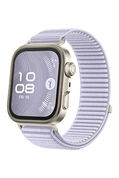 POYRAZ MARKET سلك Newface Huawei Fit 4 المضفر - أرجواني