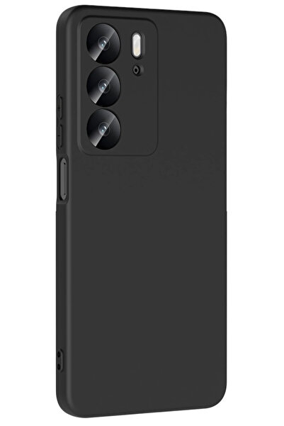 FREEDOM STOREE غطاء حماية سيليكون جديد لهاتف ريلمي سي75 الجيل الرابع - أسود