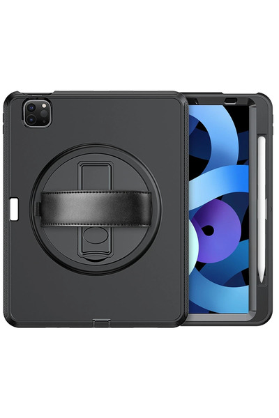 POYRAZ MARKET حافظة تابلت Newface Ipad Pro 11 (2018) بحزام يدوي - أسود