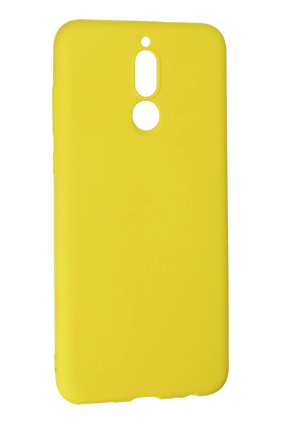 TBL DEKOR حافظة نيو فيس هواوي ميت 10 لايت نانو مخملية من الداخل سيليكون - أصفر