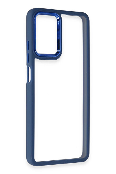 POYRAZ MARKET غطاء حماية نيو فيس ريلمي 10 برو 5 جي - أزرق