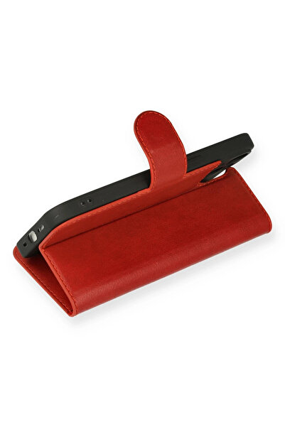 ZEMİRA HOME حافظة نيو فيس لهاتف آيفون 14 تريند إس بلس - أحمر