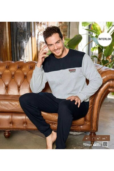 Hirazenmoda Men's interlock pajama set