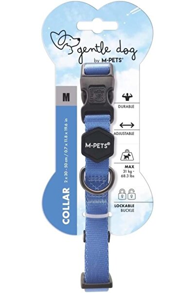 BRF Trendysell M-Pets Gentle Dog Neck Collar (m) Blue