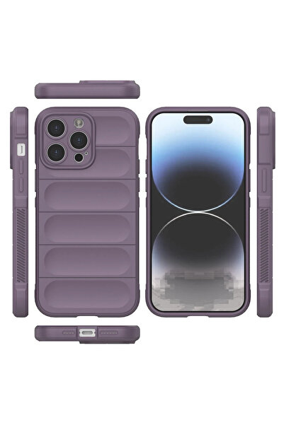 FREEDOM STOREE حافظة نيو فيس لهاتف ايفون 13 برو ماكس من السيليكون المثالي - ب...