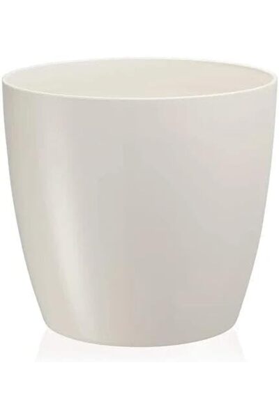BRF Acza Yakut Saksı No:4 Drenaj Aparatı ile Birlikte 23cm 7,4 Litre Beyaz 11...