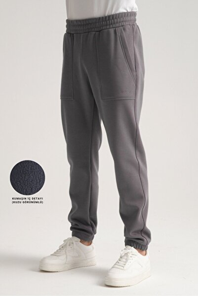 Shooter Sportswear Dark Gray Premium Winter Men's Sweatpants Regular Fit with...