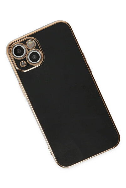 CT STONES حافظة نيو فيس لهاتف آيفون 14 بلس من السيليكون - أسود