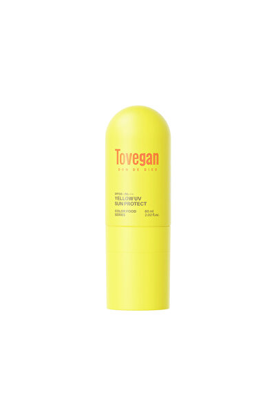 Tovegan Colorfood Series Yellow Uv Sun Protect Spf50+/Pa+++ 60ml