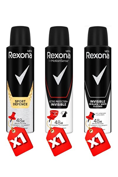 Rexona Men Motion Sense Spray Sport Defence 150Ml + Active Protection 150Ml +...