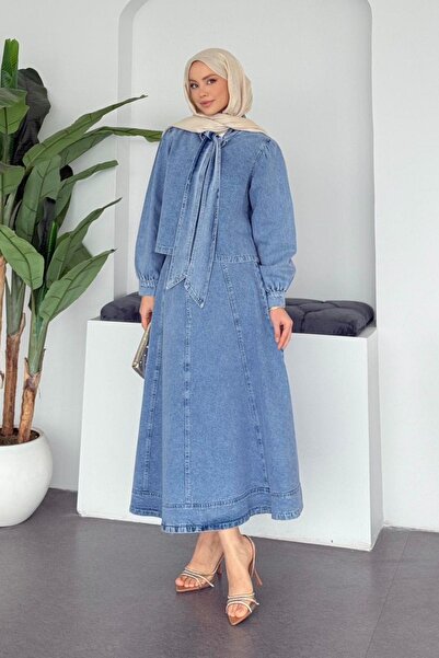 Hazamoda Manu Skirted Suit Ice Blue