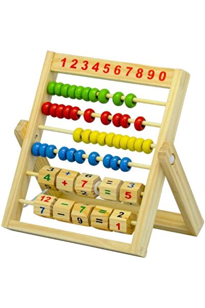 BRF TrendySell BU-BU AHŞAP ABAKÜS DÖRT İŞLEMLİ