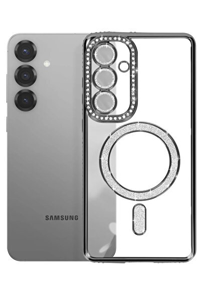 CT STONES جراب جوكو سامسونج جالاكسي S26 بلس جوكسي لامع مغناطيسي - أسود