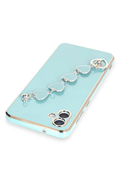 ZEMİRA HOME جراب Newface لهاتف سامسونج جالاكسي A04E مصنوع من السيليكون - أخضر...