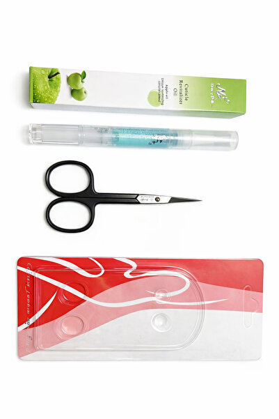 Nplus Professional Manicure Set – Cuticle Oil + Stainless Steel Cuticle Scissors