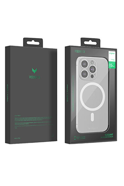 POYRAZ MARKET غطاء فينكو آيفون 16 برو ماكس سينس ماج سيف - شفاف