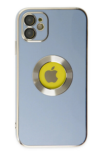 TBL DEKOR حافظة نيو فيس آيفون 12 من السيليكون - سييرا بلو