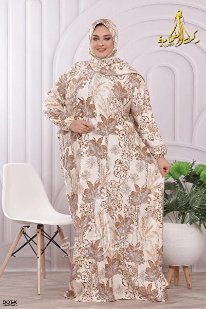 Generies Prayer shawl with a continuous sash, made of viscose fabric, wrinkle...