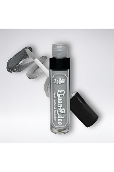 Agonia QuartzDuo Gri Mat Likit Ruj & Far — Vegan İçerikli — 6ml