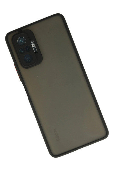 BALCI حافظة Xiaomi Redmi Note 10 Pro من نيوفايس غطاء سيليكون مونتريال - أسود