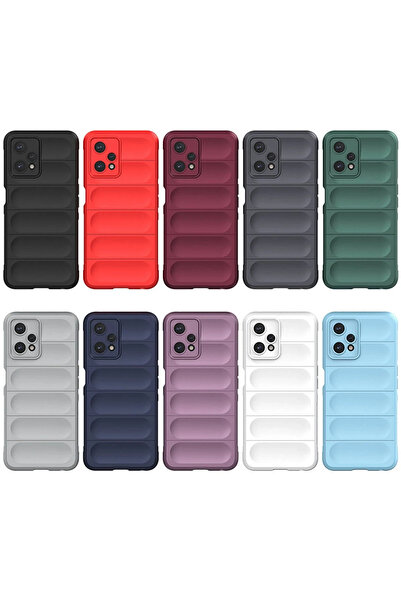 USLUCAN ALIŞVERİŞ Newface Realme 9 Pro 5G Kılıf Optimum Silikon - Krem