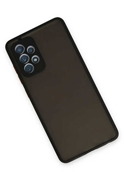 CT STONES نيوفيس غطاء حماية سيليكون مونتريال لهاتف سامسونج جالاكسي A32 - أسود