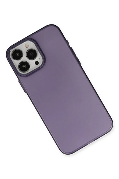 ykavm حافظة Newface لهاتف آيفون 15 برو من مودوس ميتال - بنفسجي غامق