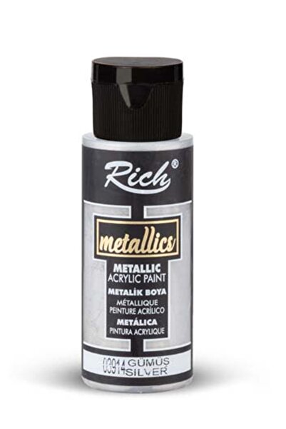 Rich Master Metalik Akrilik Boya 60cc 03914 Gümüş