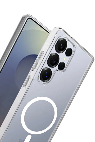 FREEDOM STOREE غطاء ماجسيف شفاف صلب من نيو فيس لجهاز سامسونج جالاكسي S24 التر...