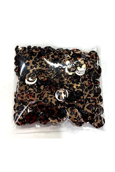angel çanta aksesuar Leopard Color 1 cm Sequins 40 Gr