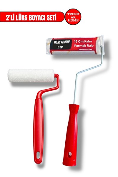 OSKAR FIRÇA Luxury Painter Set of 2 |   15 cm Microfiber Fabric Roll + 10 cm ...