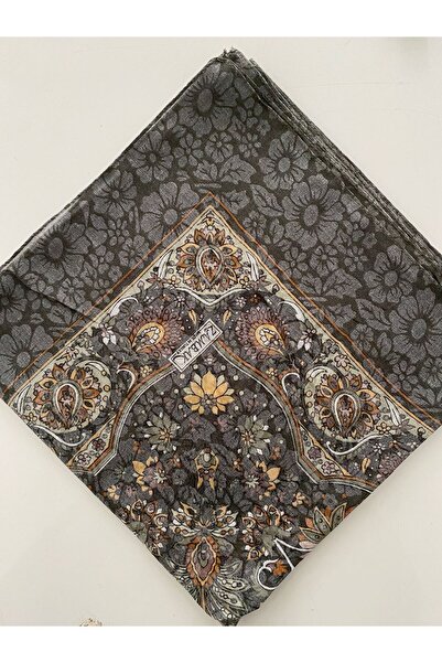 Zambak وشاح قطني كبير بنمط شيبنيم