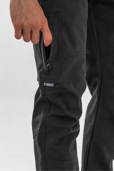 Wolff Combat Tactical Outdoor Tactical Softshell Winter Windproof Pants with Fleece Inside - 544