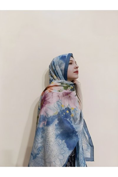 Esima Butik Anemone Pattern Cotton Shawl