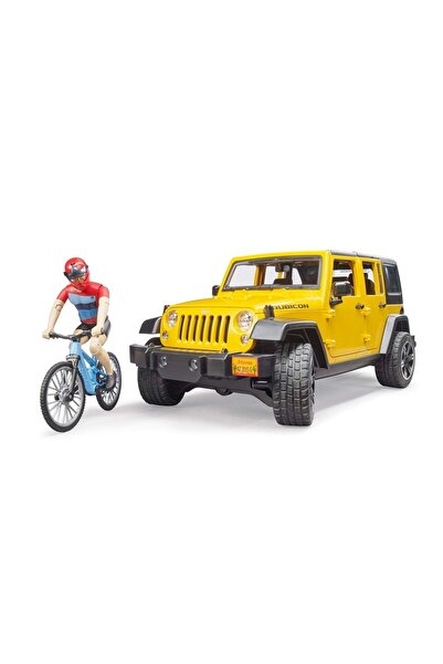 Genel Markalar Bruder Jeep W. Rubicon & Bisiklet Ve Sürücüsü Br02543