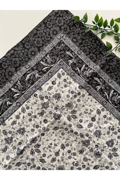 Zambak وشاح قطني كبير بنمط فيردي