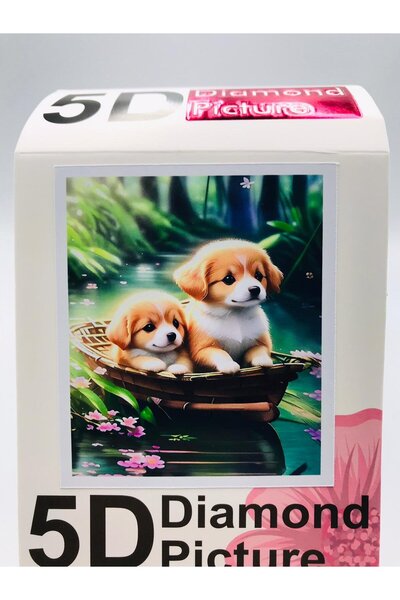 DUCK HOBY 50X40 Beaded Stone Mosaic Diamond Tapestry Board Table Painting Pic...