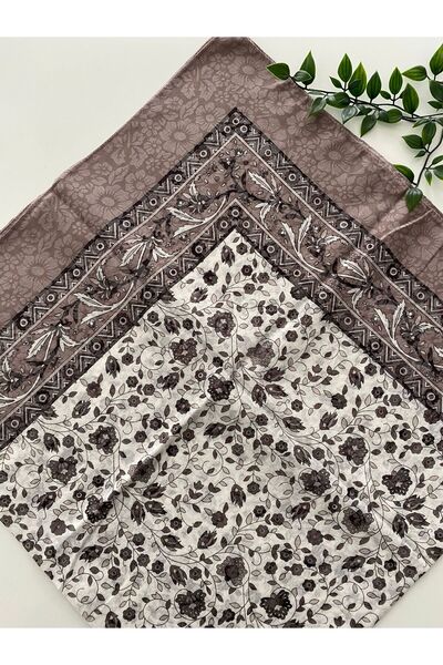 Zambak وشاح قطني كبير بنمط فيردي