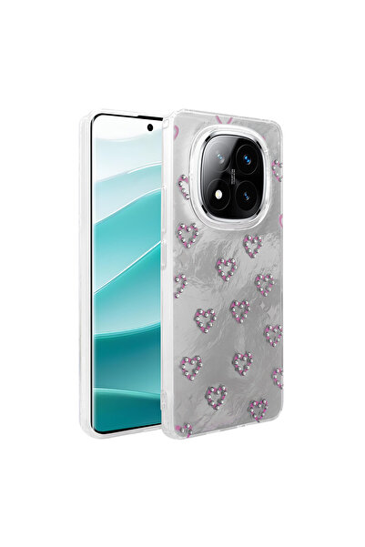 Ceponya غطاء سيليكون لامع لهاتف Redmi Note 14 Pro 5G مع حماية للكاميرا