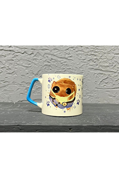 Kırtasiye Ofisi Sad Üzgün Hamster-Veteriner Mavi Kulplu Prime Meslek Hediyesi...