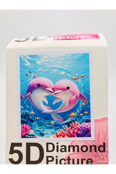 DUCK HOBY 50X40 Beaded Stone Mosaic Diamond Tapestry Board Table Painting Pic...