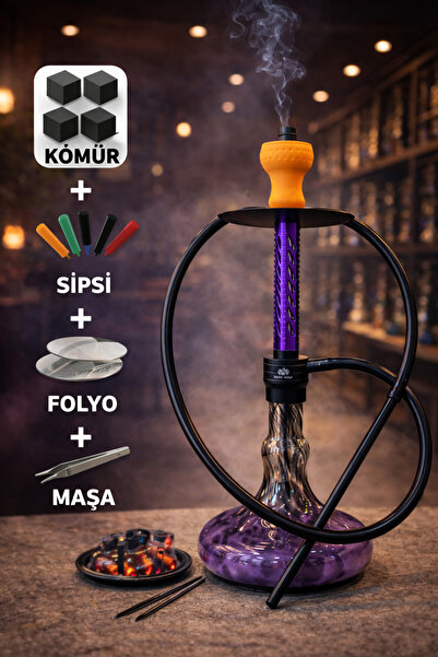 Dark Wolf Modern Tasarım Nargile Seti – Full Paket